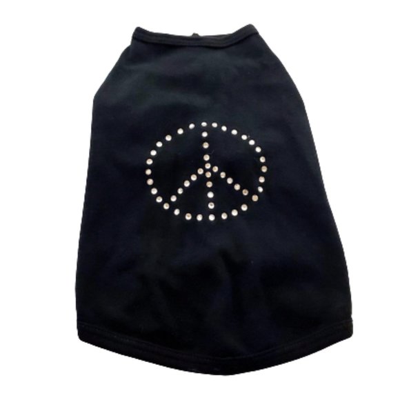 Doggie Peace Crystal Tee! - Picture 2 of 4
